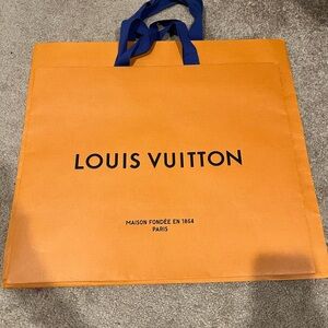 Louis Vuitton Orange Shopping Bag